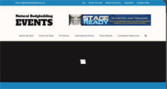 Desktop Screenshot of naturalbodybuildingevents.com